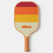 Raquette De Pickleball Custom Retro Stripes (Recto)
