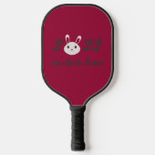 Raquette De Pickleball Cute 2023 Année du lapin (Recto)