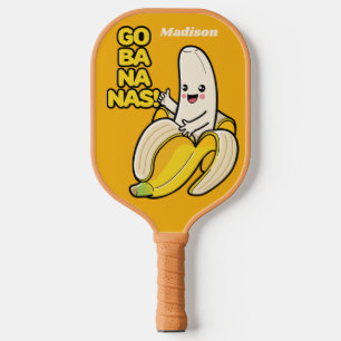 Raquette De Pickleball Cute Bananas nom personnalisé Pickleball Paddle