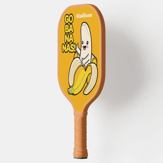 Raquette De Pickleball Cute Bananas nom personnalisé Pickleball Paddle (Gauche)