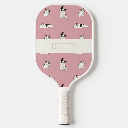 Raquette De Pickleball Cute Bulldog Pattern (Recto)