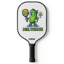 Cute Cartoon Pickle avec Paddle Dill avec It!