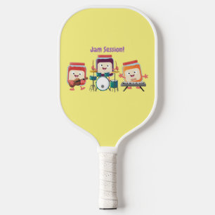 Raquette De Pickleball Cute confiture session dessin animé musicien humou