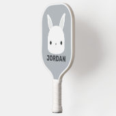 Raquette De Pickleball Cute Little Bunny Rabbit with Personalized (Gauche)