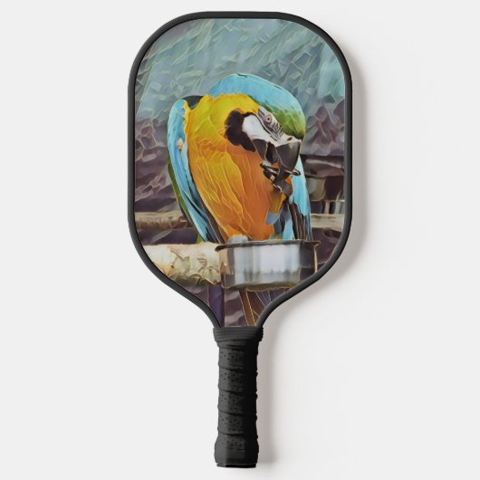 RAQUETTE DE PICKLEBALL CUTE MACAW (Verso)