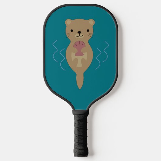 Raquette De Pickleball Cute Otter (Recto)