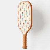 Raquette De Pickleball Cute Pastel Motif de crème glacée (Gauche)