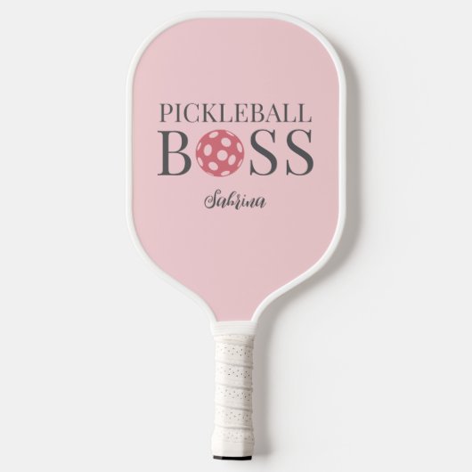 Raquette De Pickleball Cute Pink Pickleball Boss (Verso)