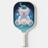 Raquette De Pickleball Cute Puppy Ice Shaver Ping Pong Paddle (Recto)