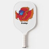 Raquette De Pickleball Cute Siamese combat poisson betta dessin (Verso)