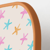 Raquette De Pickleball Cute Tropical Starfish Motif (Détail gauche)