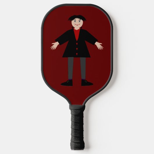 Raquette De Pickleball Cute Vampire Halloween (Recto)