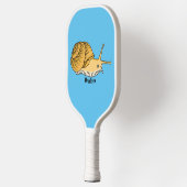 Raquette De Pickleball Cute yellow snail cartoon (Gauche)