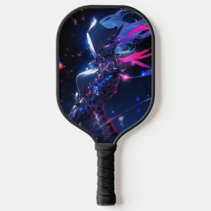 Raquette De Pickleball Cyber-guerrière Futuriste Sci-Fi Anime Girl