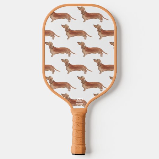 Raquette De Pickleball Dachshund Pickleball Paddle (Verso)
