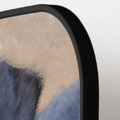 Raquette De Pickleball Dachshund (Smooth) Peinture - Art Chien original (Détail gauche)