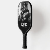 Raquette De Pickleball Dad Established Fun Bold Photo (Gauche)