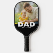 Raquette De Pickleball Dad Established Fun Bold Photo (Recto)