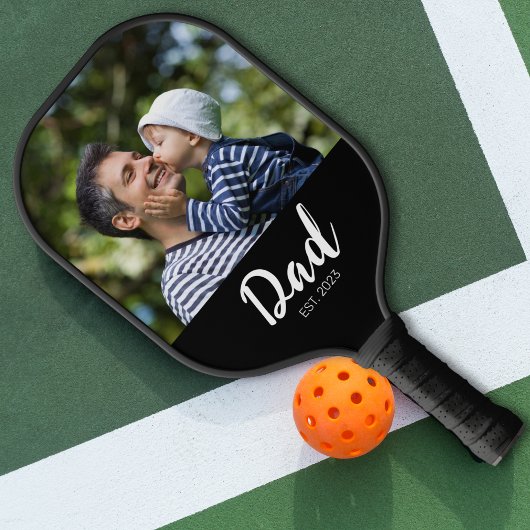 Raquette De Pickleball Dad Established Fun Script Photo