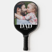 Raquette De Pickleball  Dad Established Photo (Verso)