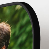 Raquette De Pickleball Dad Established Simple Black Typography (Détail gauche)