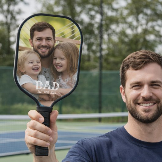 Raquette De Pickleball Dad Photo Established
