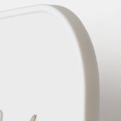 RAQUETTE DE PICKLEBALL DAHLIA FLOWER (Détail gauche)