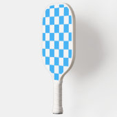 Raquette De Pickleball Damier bleu clair classique (Gauche)