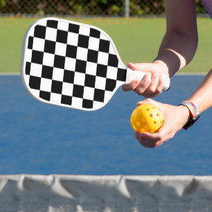 Raquette De Pickleball Damier noir classique