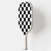 Raquette De Pickleball Damier noir classique (Gauche)