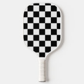 Raquette De Pickleball Damier noir classique (Recto)