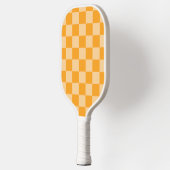 Raquette De Pickleball Damier Orange et Orange Clair (Gauche)