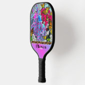 Raquette De Pickleball Danse avec Fleurs et Papillons PV01 (Gauche)