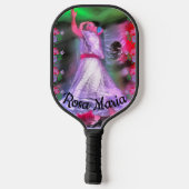 Raquette De Pickleball Danseuse mexicaine et Rose 0175 (Verso)