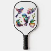 Raquette De Pickleball De beaux colibris pour les amateurs d'oiseaux (Recto)