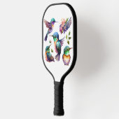 Raquette De Pickleball De beaux colibris pour les amateurs d'oiseaux (Gauche)