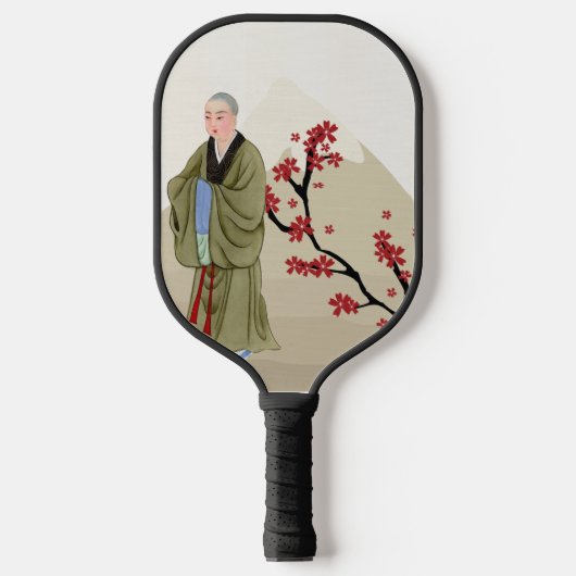 Raquette de Pickleball de Moine Bouddhiste (Recto)