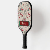 Raquette de Pickleball de Noël Primitive Art Popul (Gauche)
