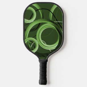 Raquette De Pickleball Deep Green Abstract Design Pickleball Paddle