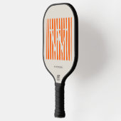 Raquette De Pickleball Dégradé Pastel Initial Personnalisé (Gauche)