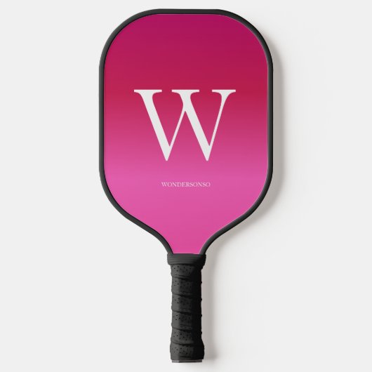 Raquette De Pickleball Dégradé rose (Recto)
