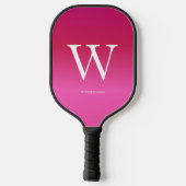 Raquette De Pickleball Dégradé rose (Verso)