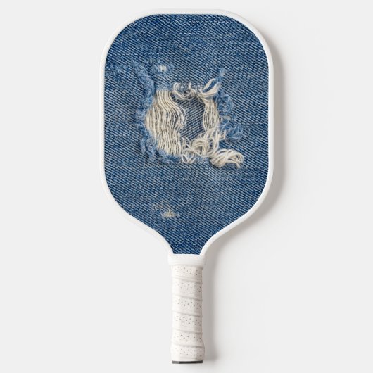 Raquette De Pickleball Déni bleu effilé (Recto)