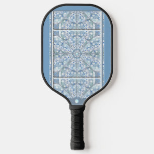 Raquette De Pickleball Dentelle en céramique bleu clair