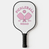 Raquette De Pickleball Design élégant de monogramme de Pickleball (Recto)