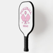 Raquette De Pickleball Design élégant de monogramme de Pickleball (Gauche)