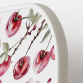 Raquette De Pickleball Design floral élégant en fleurs de cerisier person (Détail gauche)