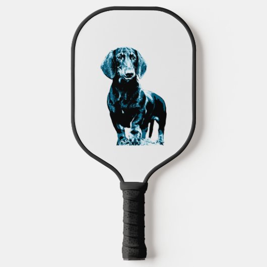 Raquette De Pickleball Design moderne dachshund (Recto)