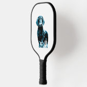Raquette De Pickleball Design moderne dachshund (Gauche)