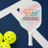Raquette De Pickleball Design Pastel coloré